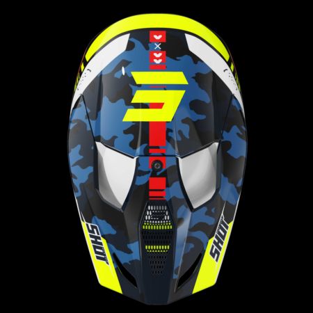 Kask SHOT FURIOUS FLASH BLUE_NEON_YELLOW_GLOSSY XS