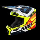 Kask SHOT FURIOUS FLASH BLUE_NEON_YELLOW_GLOSSY M