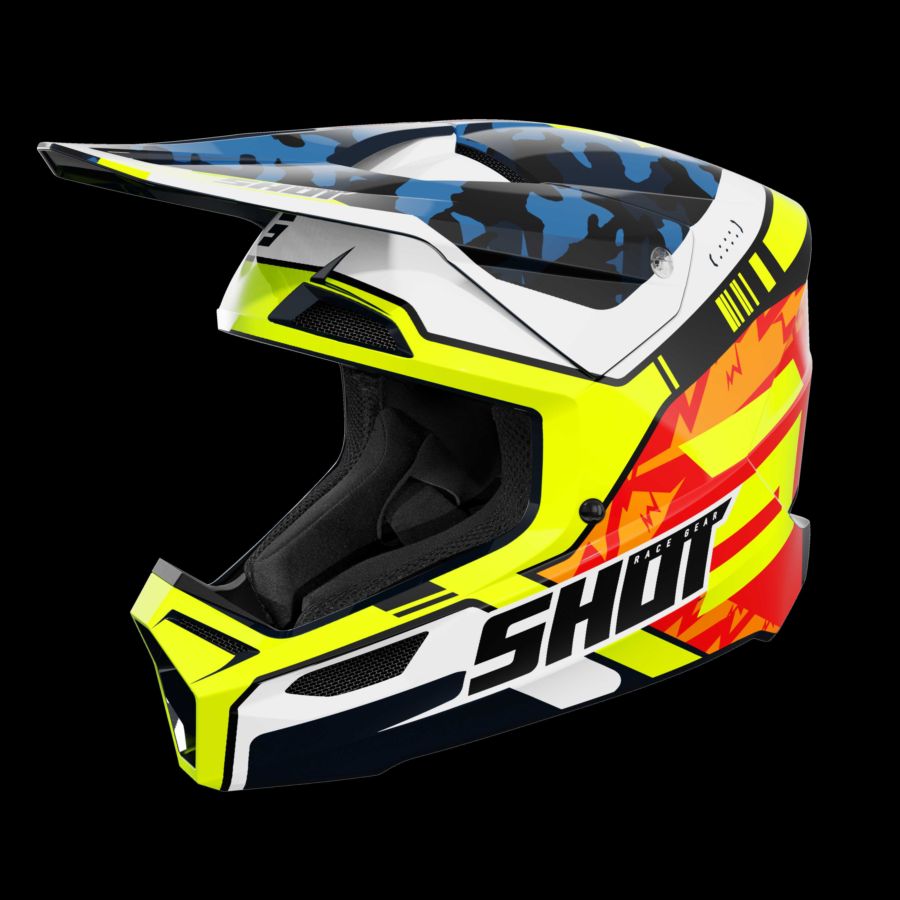 Kask SHOT FURIOUS FLASH BLUE_NEON_YELLOW_GLOSSY XL