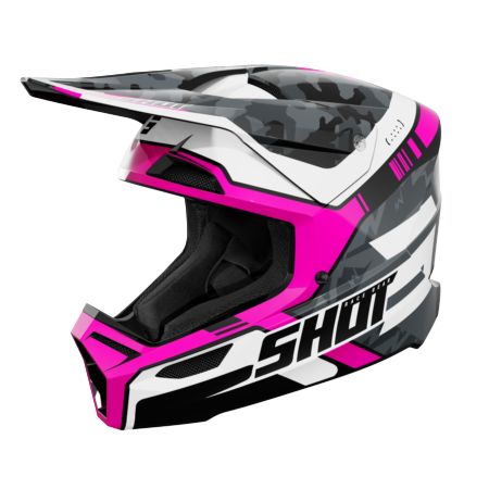 Kask SHOT FURIOUS FLASH PINK_GLOSSY XS