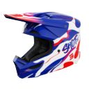 Kask SHOT FURIOUS KID BEAST BLUE_RED_GLOSSY YS
