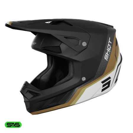 Kask SHOT SPEED ATOMIC GOLD_MATT XL