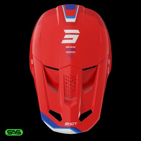 Kask SHOT SPEED ATOMIC RED_PEARLY S