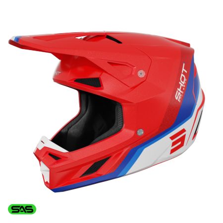 Kask SHOT SPEED ATOMIC RED_PEARLY L