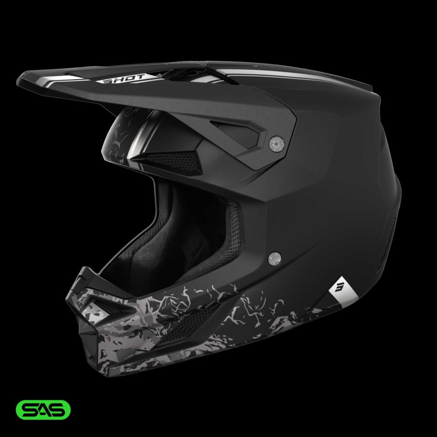 Kask SHOT SPEED BATTLE BLACK_MATT XS