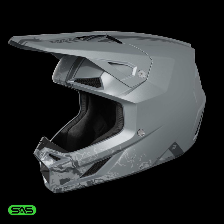 Kask SHOT SPEED BATTLE GREY_MATT L