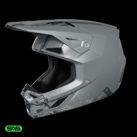 Kask SHOT SPEED BATTLE GREY_MATT XL