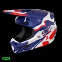 Kask SHOT SPEED BEAST BLUE_RED_PEARLY L