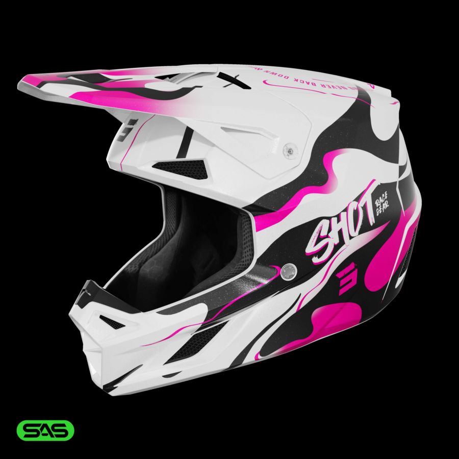 Kask SHOT SPEED BEAST PINK_PEARLY XL