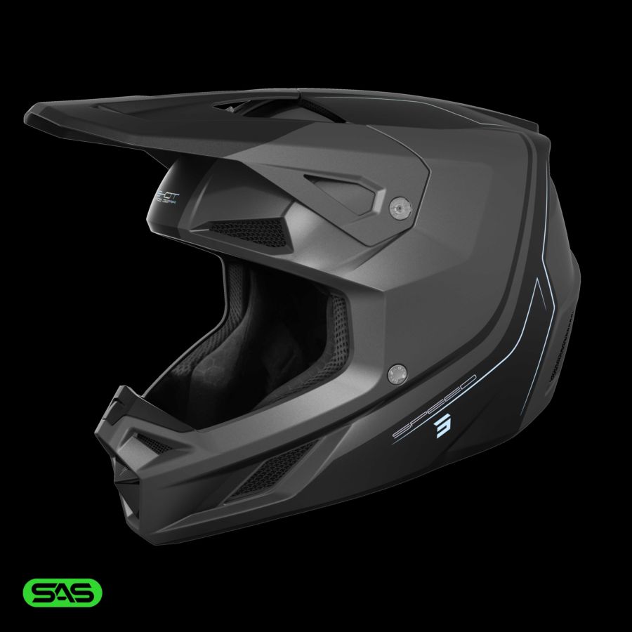 Kask SHOT SPEED FURY GREY_MATT XL