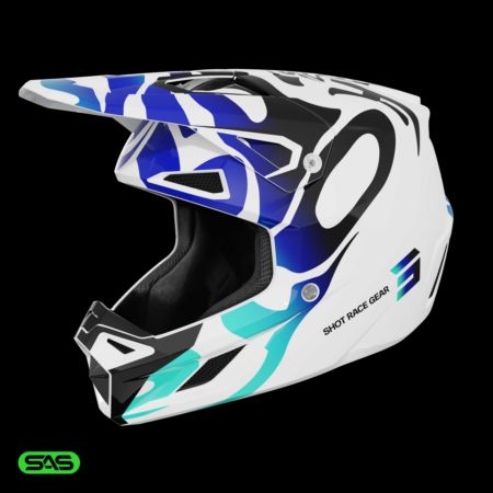 Kask SHOT SPEED GHOST BLUE_GLOSSY M