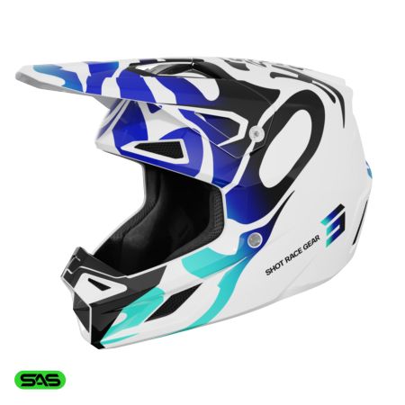 Kask SHOT SPEED GHOST BLUE_GLOSSY M