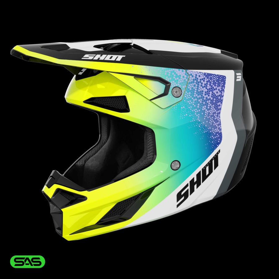 Kask SHOT SPEED HYBRID NEON_YELLOW_GLOSSY M
