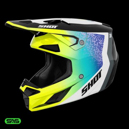 Kask SHOT SPEED HYBRID NEON_YELLOW_GLOSSY L