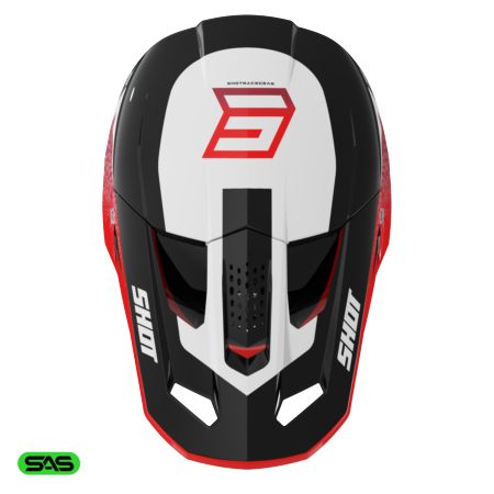 Kask SHOT SPEED HYBRID RED_GLOSSY XS
