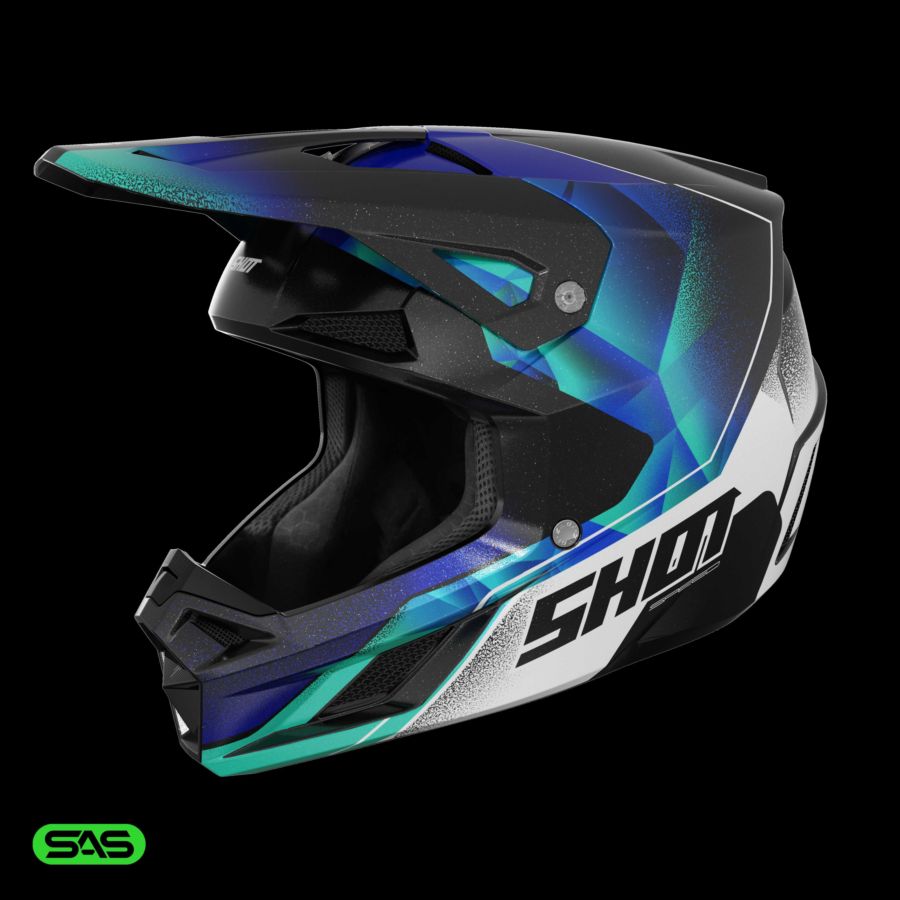 Kask SHOT SPEED OLYMP BLUE_PEARLY L