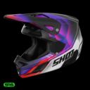 Kask SHOT SPEED OLYMP PURPLE_PEARLY XS