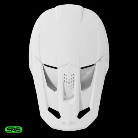 Kask SHOT SPEED SOLID WHITE_GLOSSY S