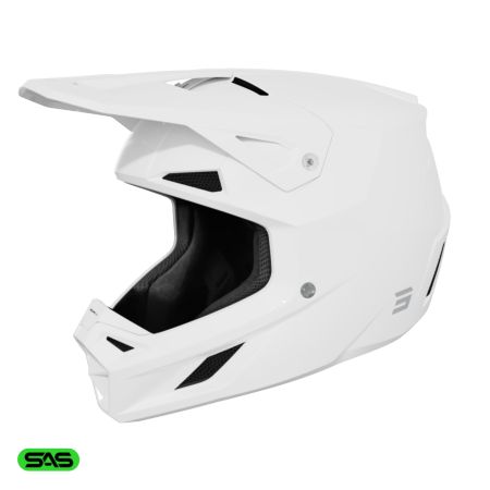 Kask SHOT SPEED SOLID WHITE_GLOSSY L