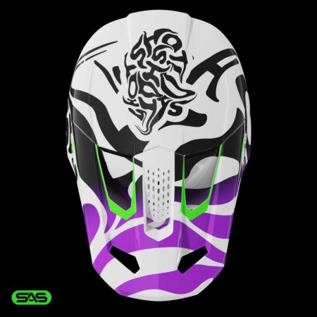 Kask SHOT SPEED KID GHOST PURPLE_GLOSSY YS