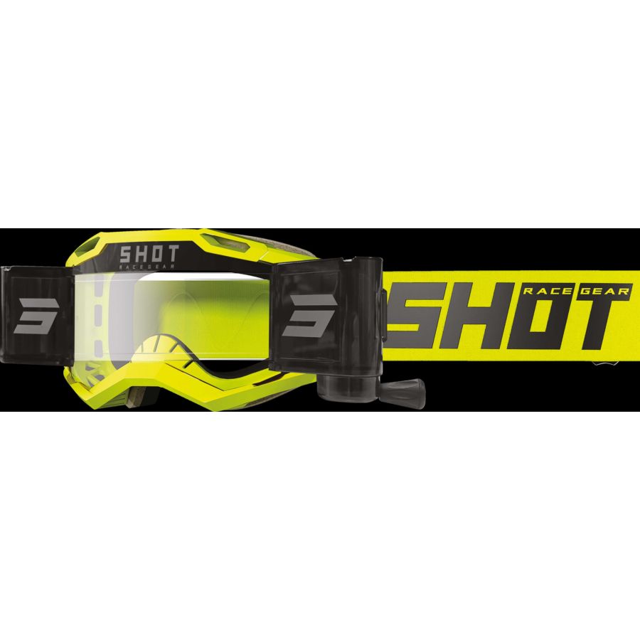 Gogle SHOT IRIS 2.0 ROLL-OFF SOLID_NEO_YELL_GLOSSY