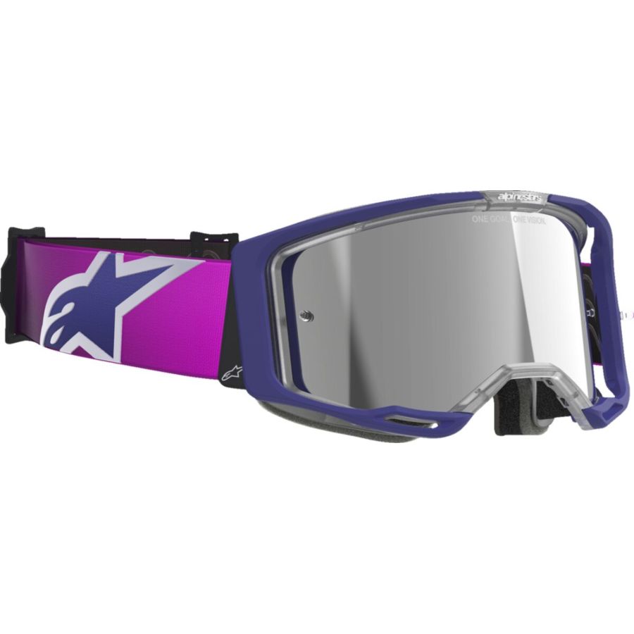 Gogle ALPINESTARS VISION 8 CORP prp/gy mirror slv