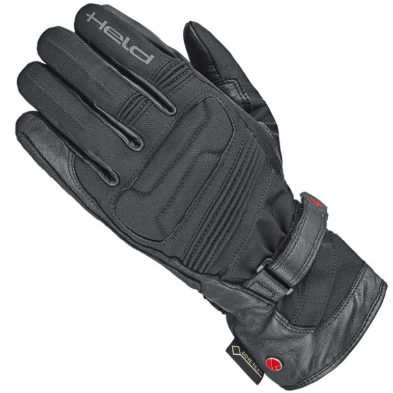 Rękawice HELD SATU II GORE-TEX BLACK czarny