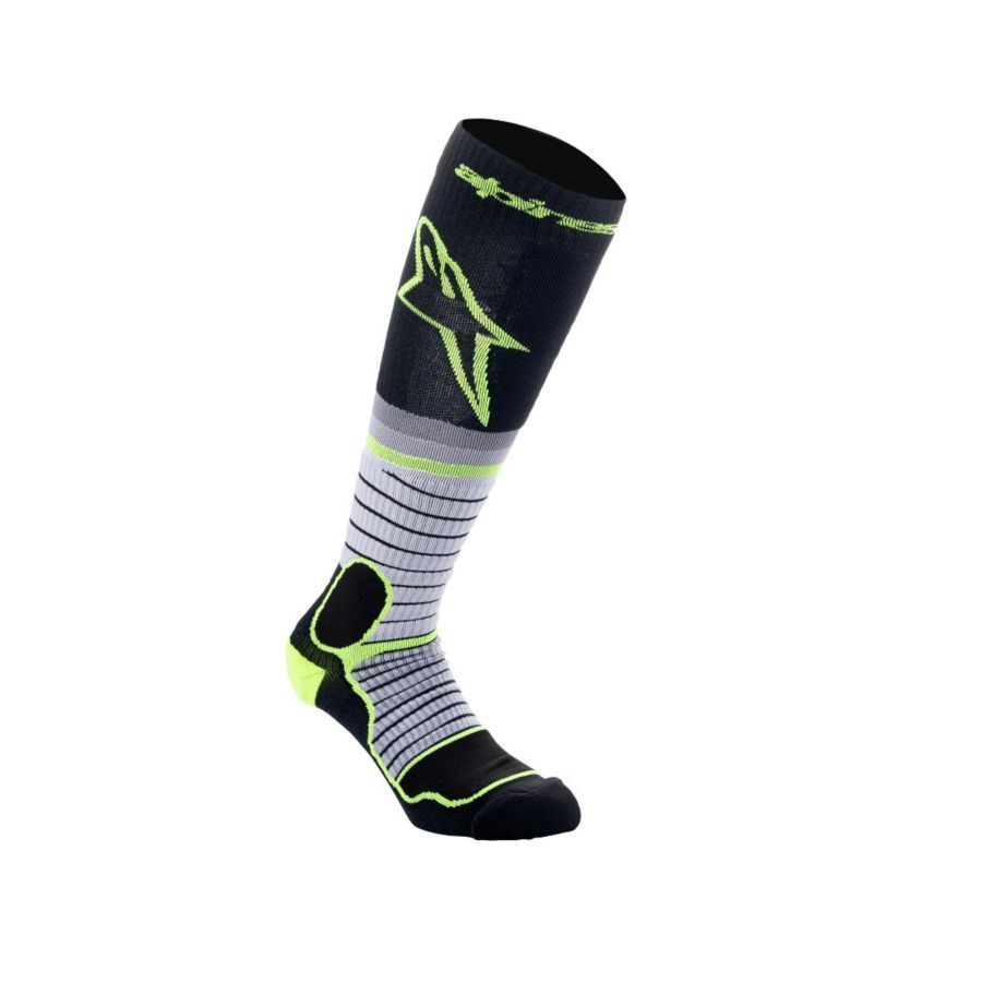 Skarpety ALPINESTARS MX pro blk/gy/ylw m