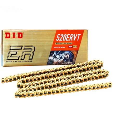 Łańcuch DID 520 ERVT 114 x-ring złoty zapinka
