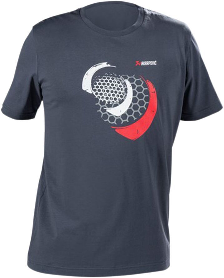 T-shirt AKRAPOVIC TEE black/gray 2XL