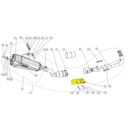 Osłona termiczna AKRAPOVIC YAMAHA XP 530 T-Max ABS