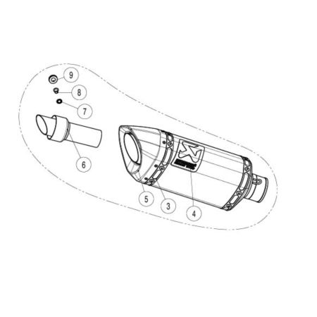 Tłumik zamienny AKRAPOVIC YAMAHA MT-07