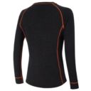 Bluza termoaktywna AMOQ 100% Merino Szary/Pom L