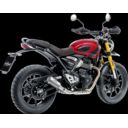 Tłumik slip-on LEOVINCE LV-10 TRIUMPH SCRAMBLER