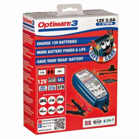 Ładowarka optimate 3 sae 0,8a tecmate
