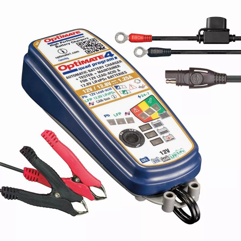 Tecmate 4 quad program preminium ładowarka optimat