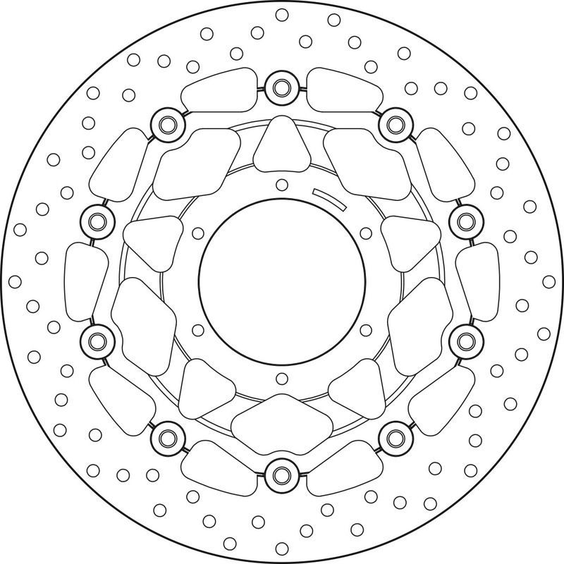 Tarcza hamulcowa BREMBO HONDA CBR1000RR