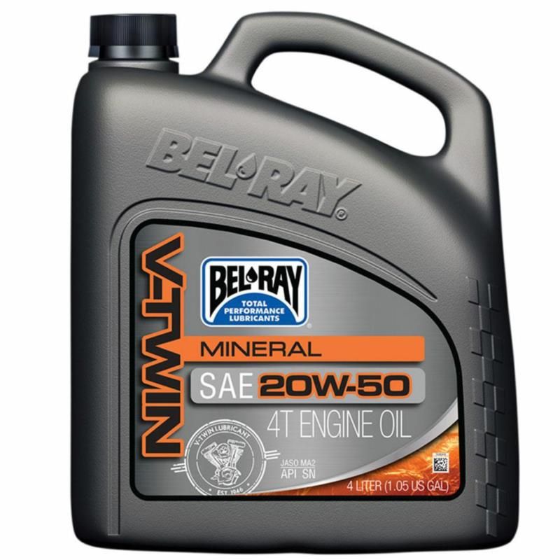 Olej BEL-RAY V-twin 20w50 mineralny 4L