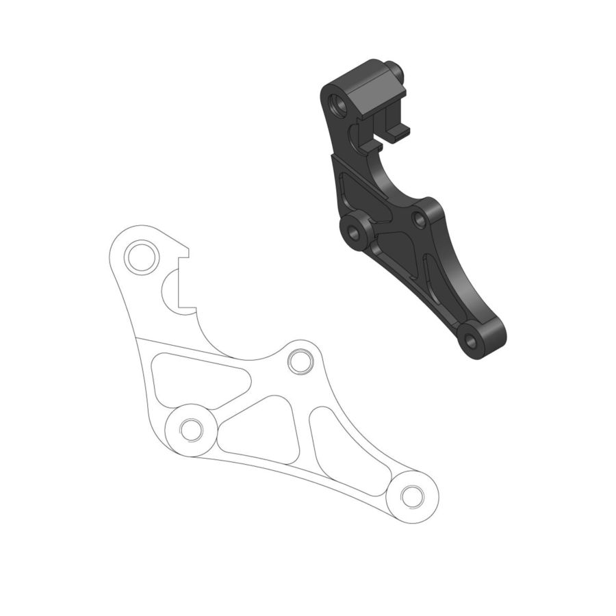 Adapter zacisku hamulca MOTO-MASTER sm