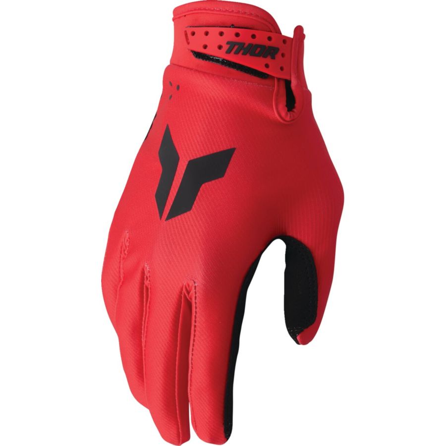 Rękawiczki THOR LAUNCHMODE RED czerwone XS