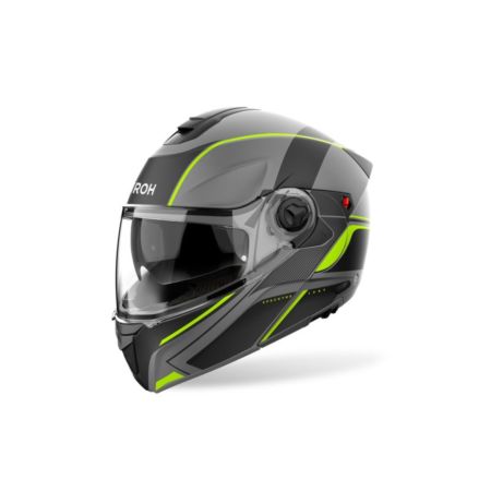 Kask AIROH SPECKTRE LEAF YELLOW MATT szary L
