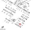 OEM YAMAHA 90387164u7 tulejka zawieszenia