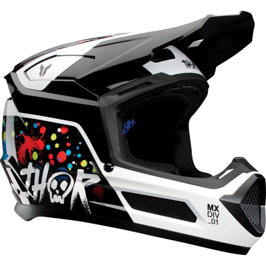 Kask THOR YOUTH FLEET SPAT BLACK S