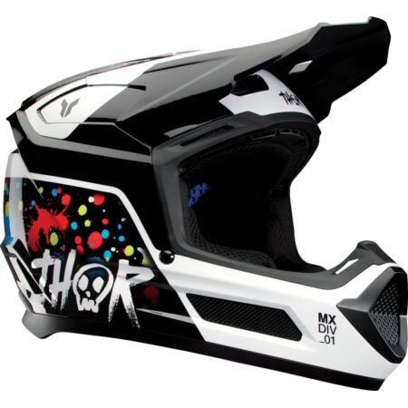 Kask THOR YOUTH FLEET SPAT BLACK S