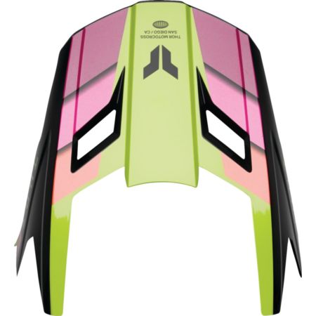 Daszek kasku THOR YOUTH FLEET DEFY BLACK/ACID