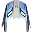 Daszek kasku THOR YOUTH FLEET DEFY BLUE/GRAY