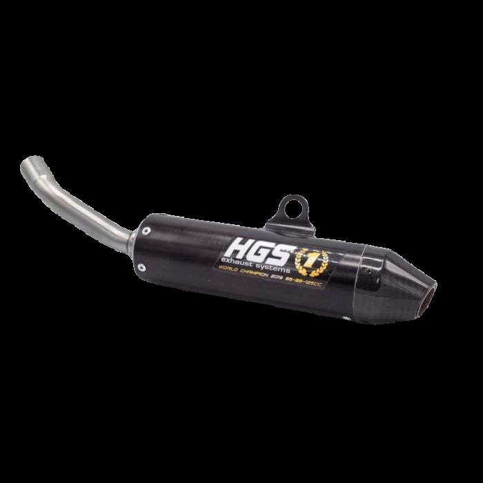 Tłumik HGS black with ca tip 2T racing KTM125 23-