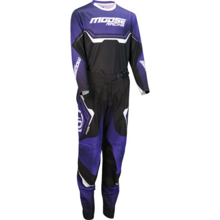 Spodnie MOOSE OFFROAD YOUTH QUALIFIER WH/PU 18