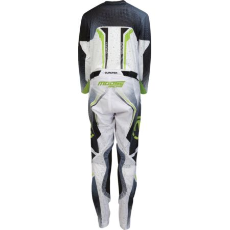 Spodnie MOOSE OFFROAD YOUTH QUALIFIER WH/BK/GN 18
