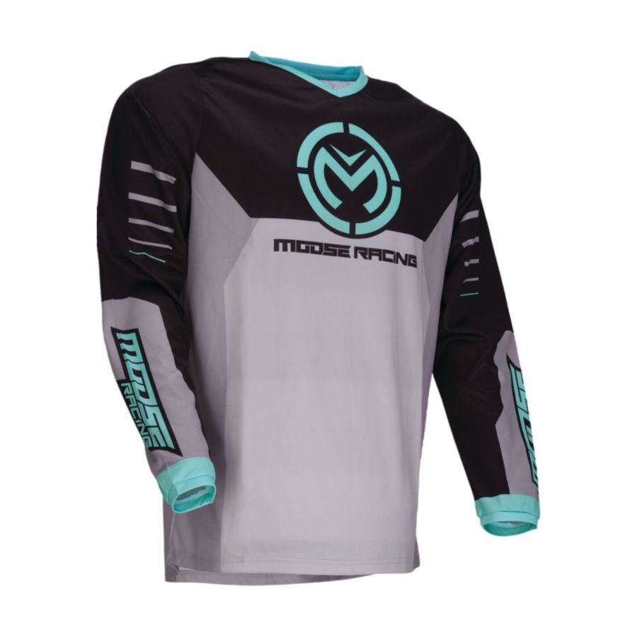 Bluza MOOSE OFFROAD QUALIFIER GREY/TEAL M